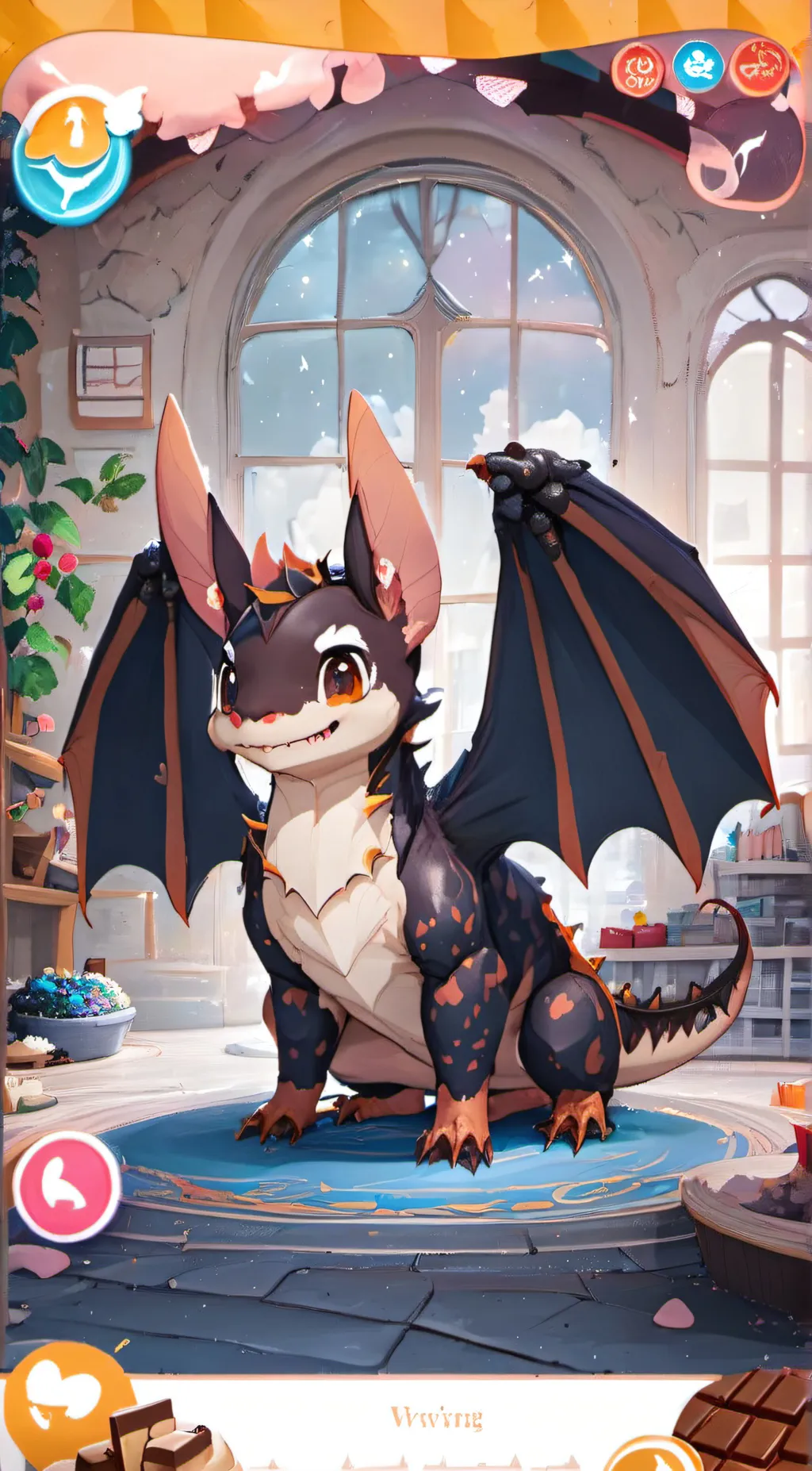 ai character: chip background