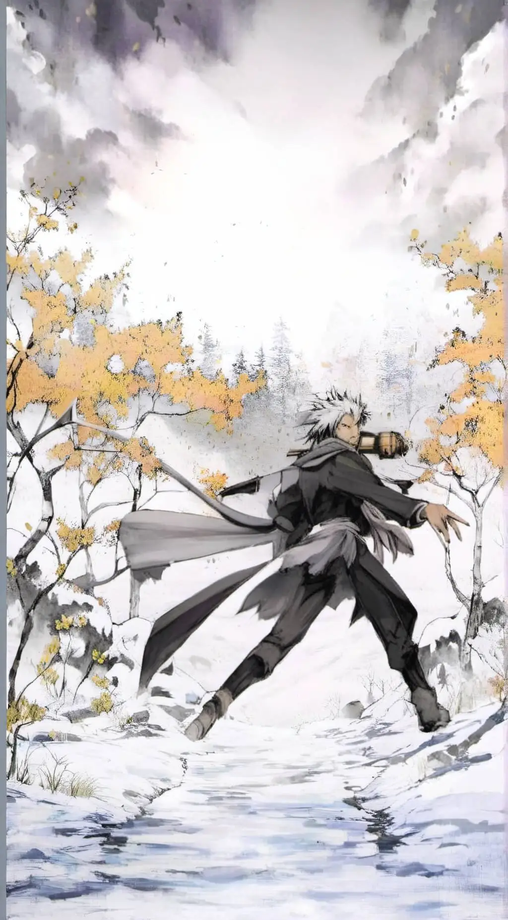 ai character: hashira background