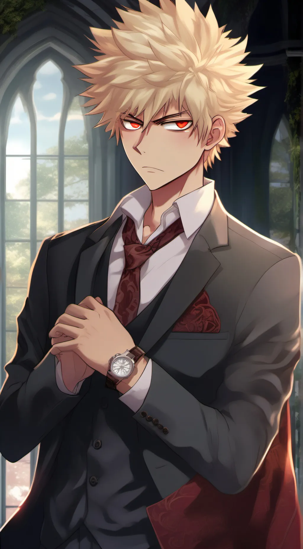 ai character: ~•katsuki bakugo•~ background