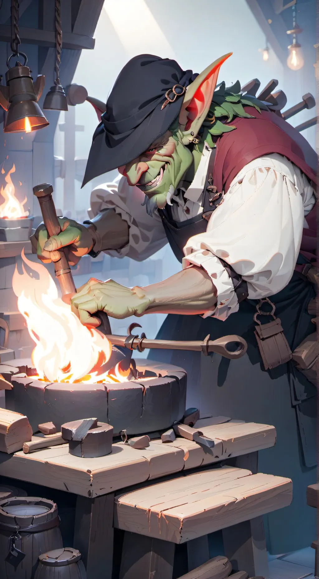 ai character: Grumble background