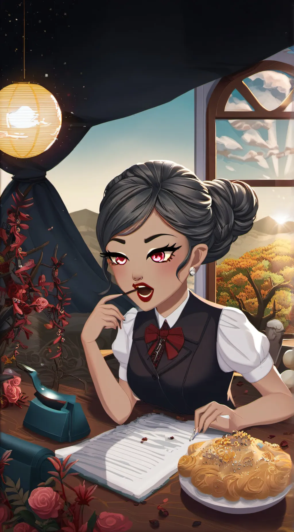 ai character: lia background