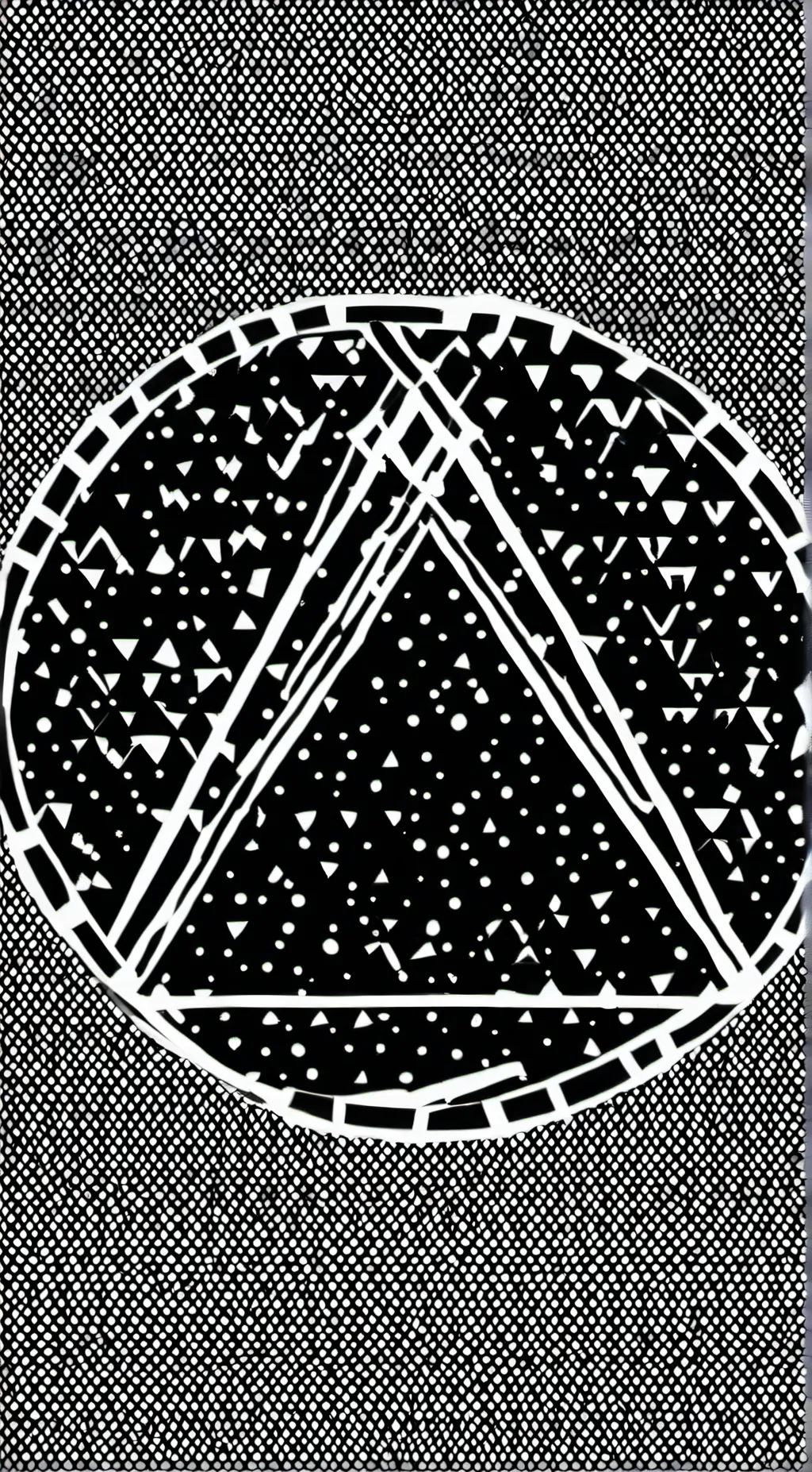 ai character: Therian symbol background