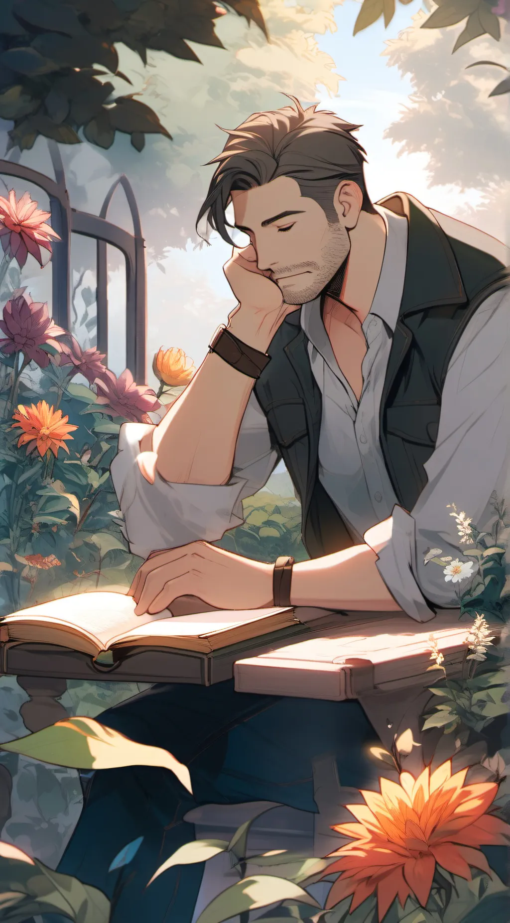 ai character: Max background