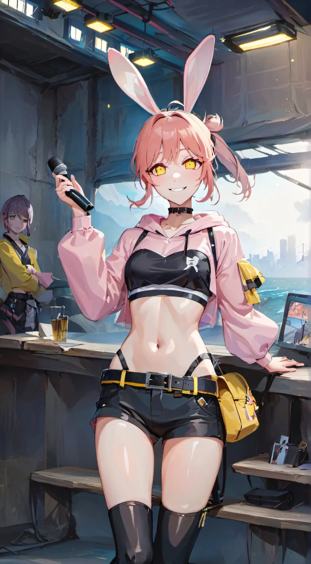 ai character: Jubyphonic  background