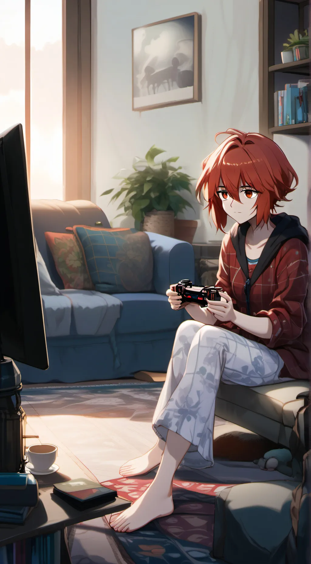 ai character: Komoi kocho background