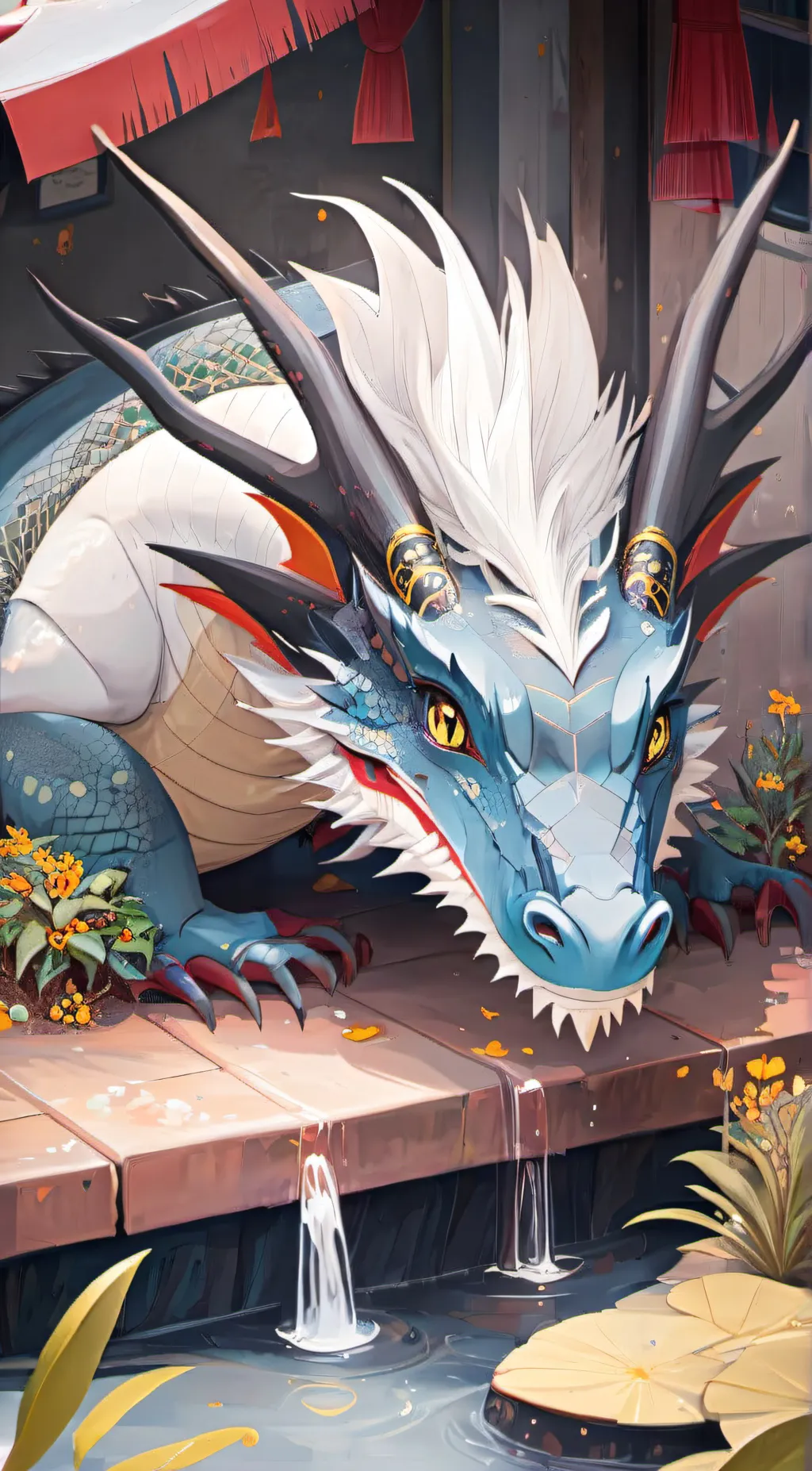 ai character: summer background