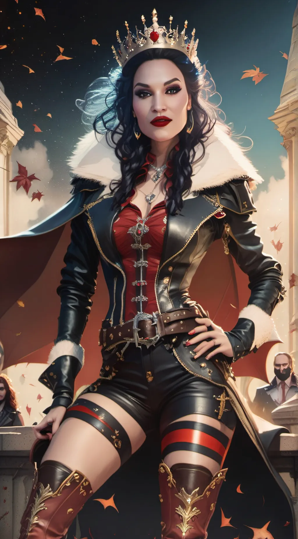 ai character: Queen Zara background