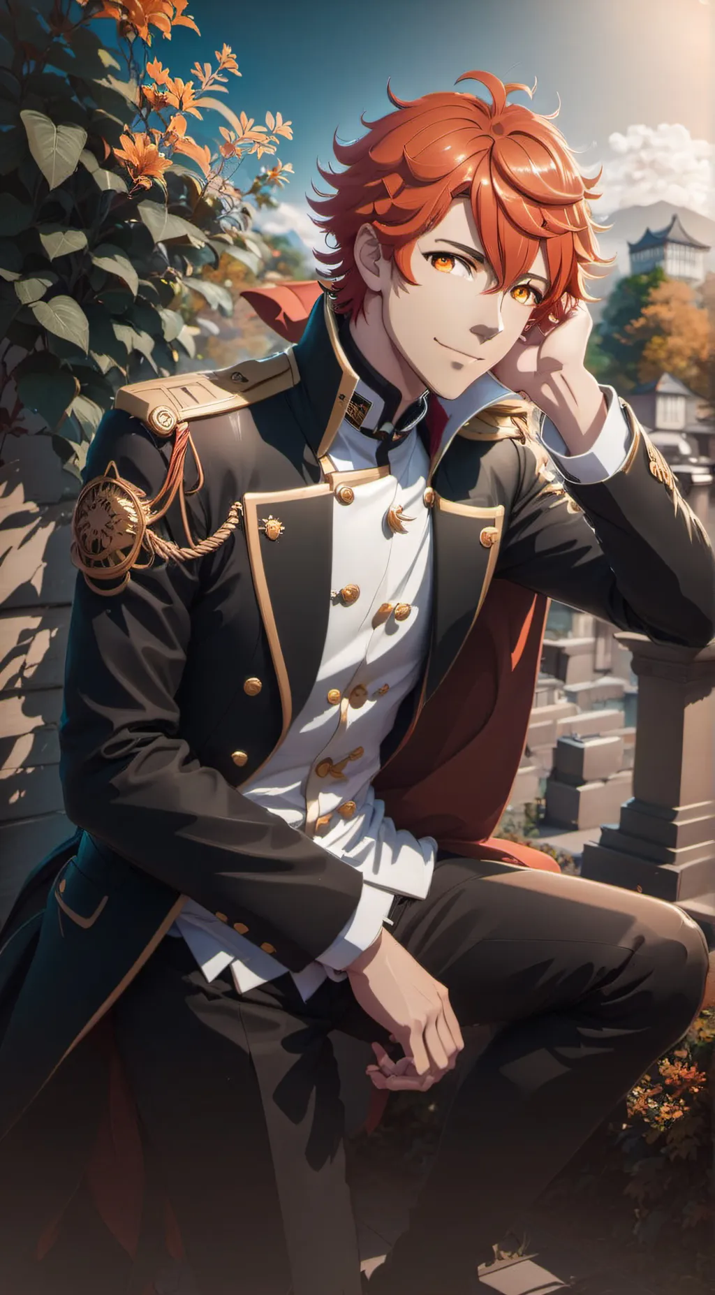 ai character: Sylvain  background