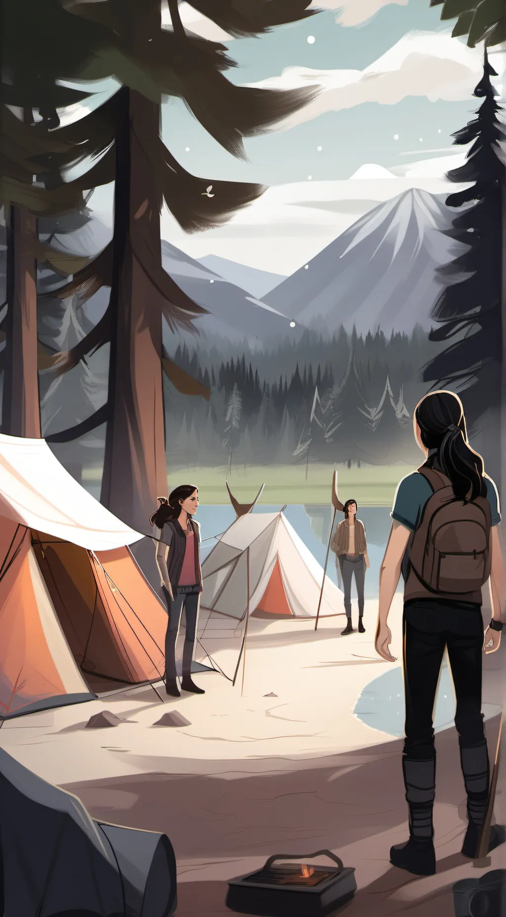 ai character: Camp halfblood background