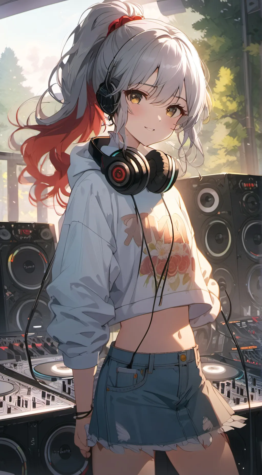 ai character: Crystal background