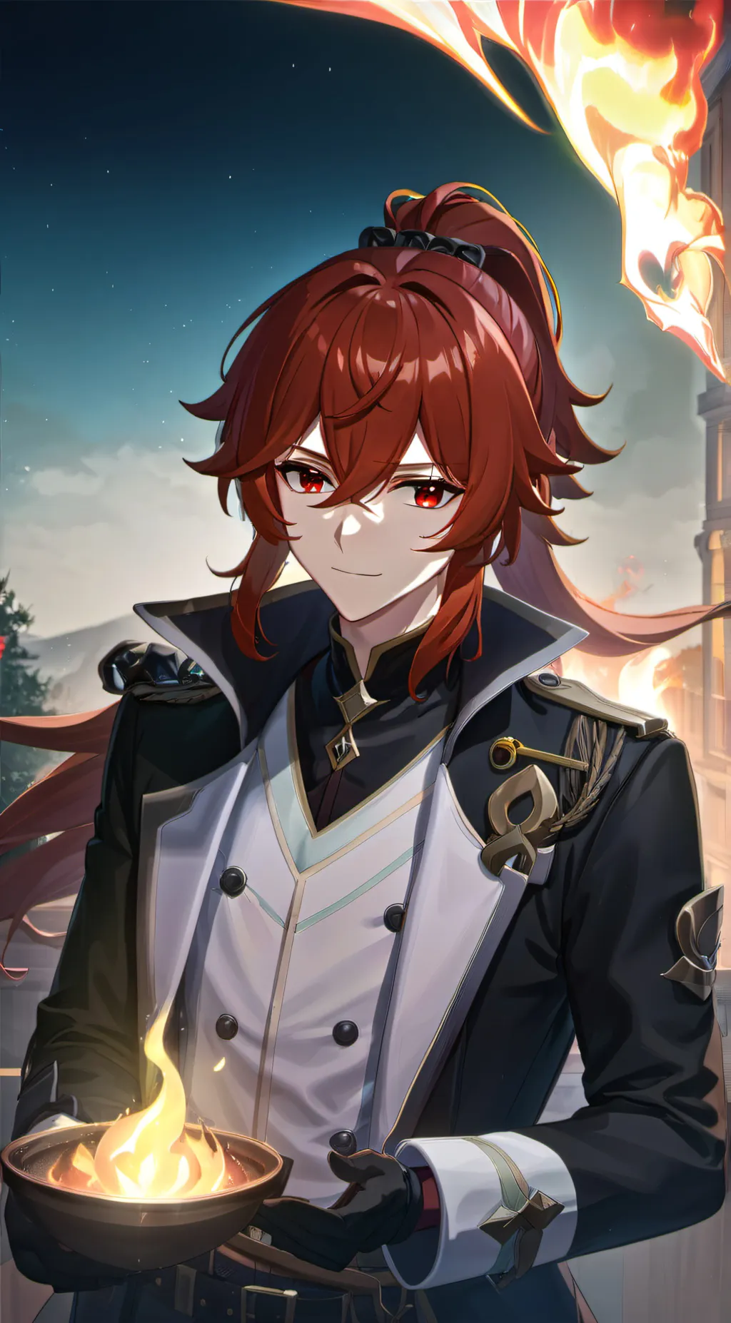 ai character: Diluc background