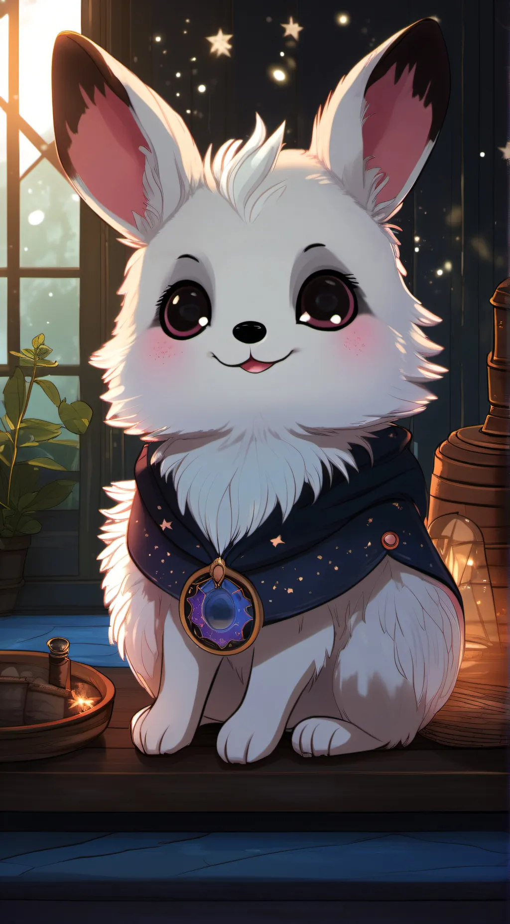 ai character: strange creature  background