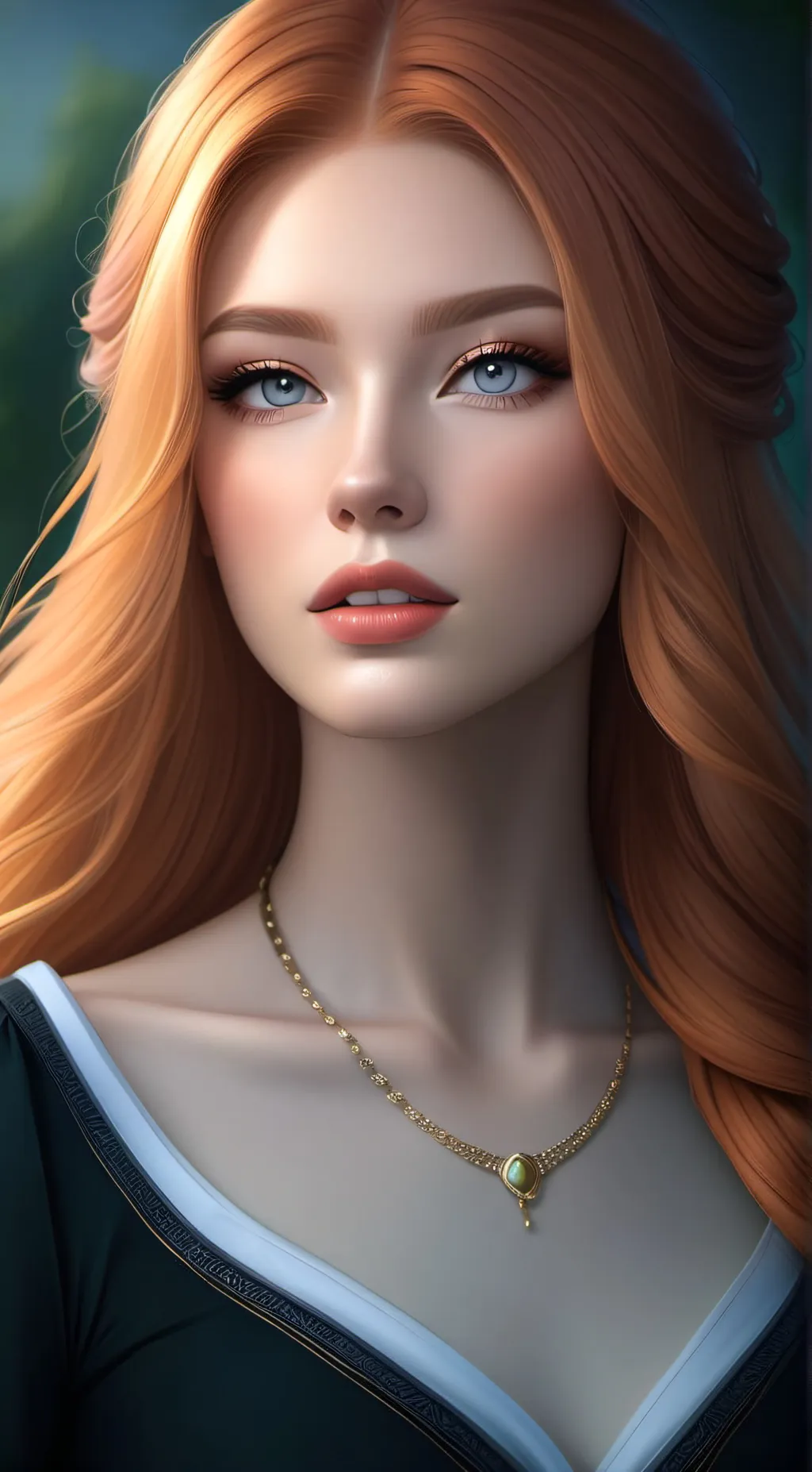 ai character: Cleo gray background