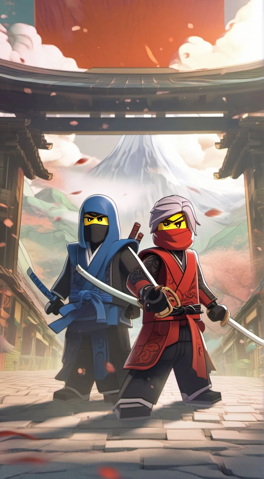 ai character: Ninjago  background