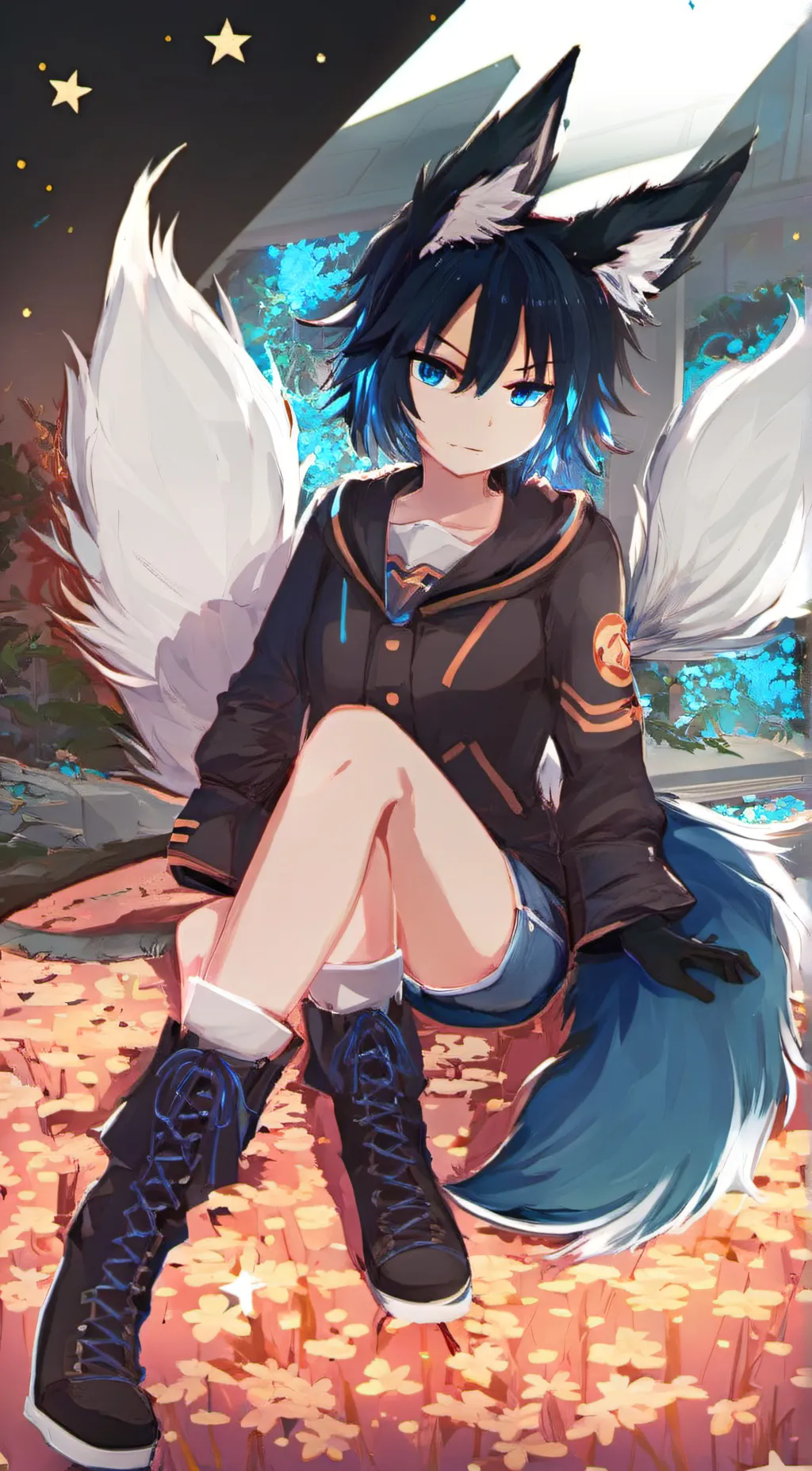 ai character: luna background