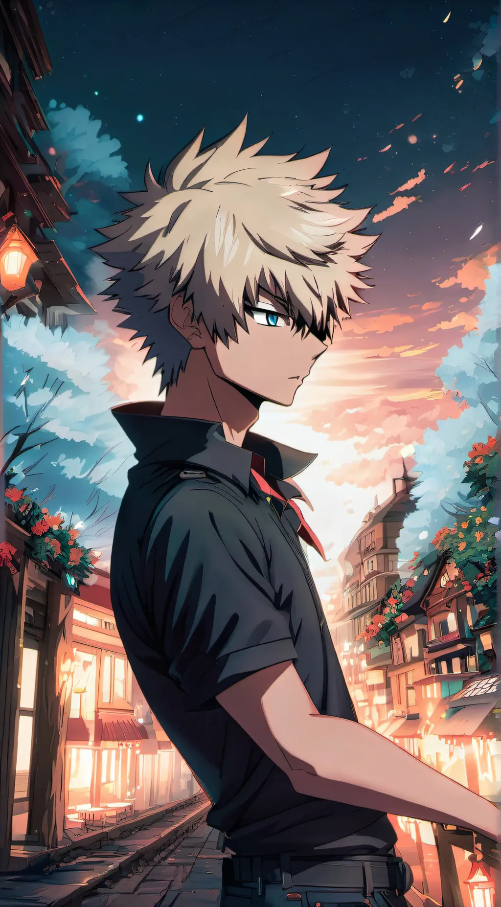 ai character: Bully Bakugo background