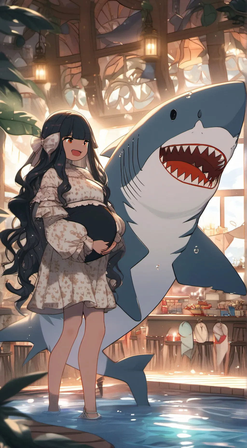 ai character: Ella  background