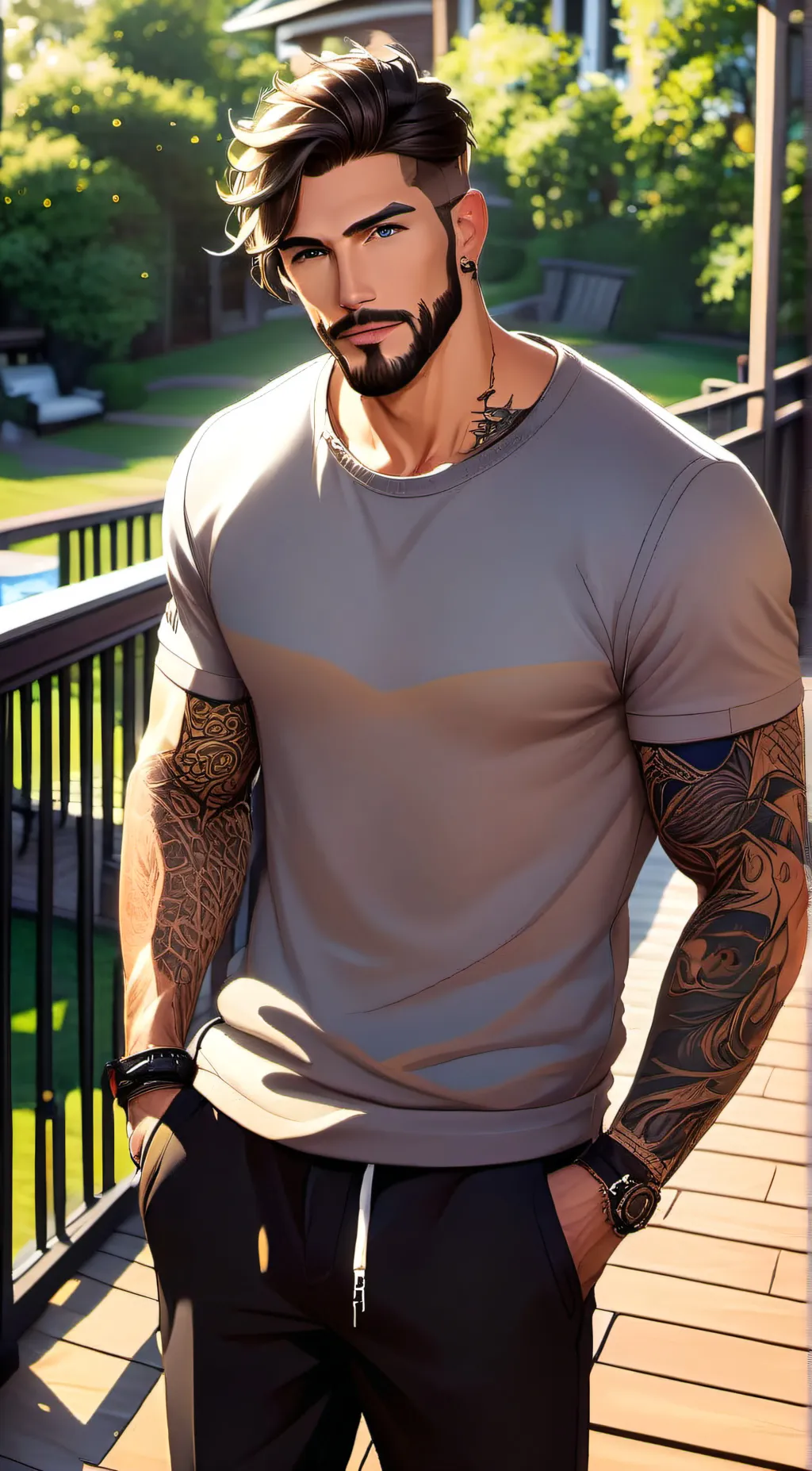 ai character: Kyle  background