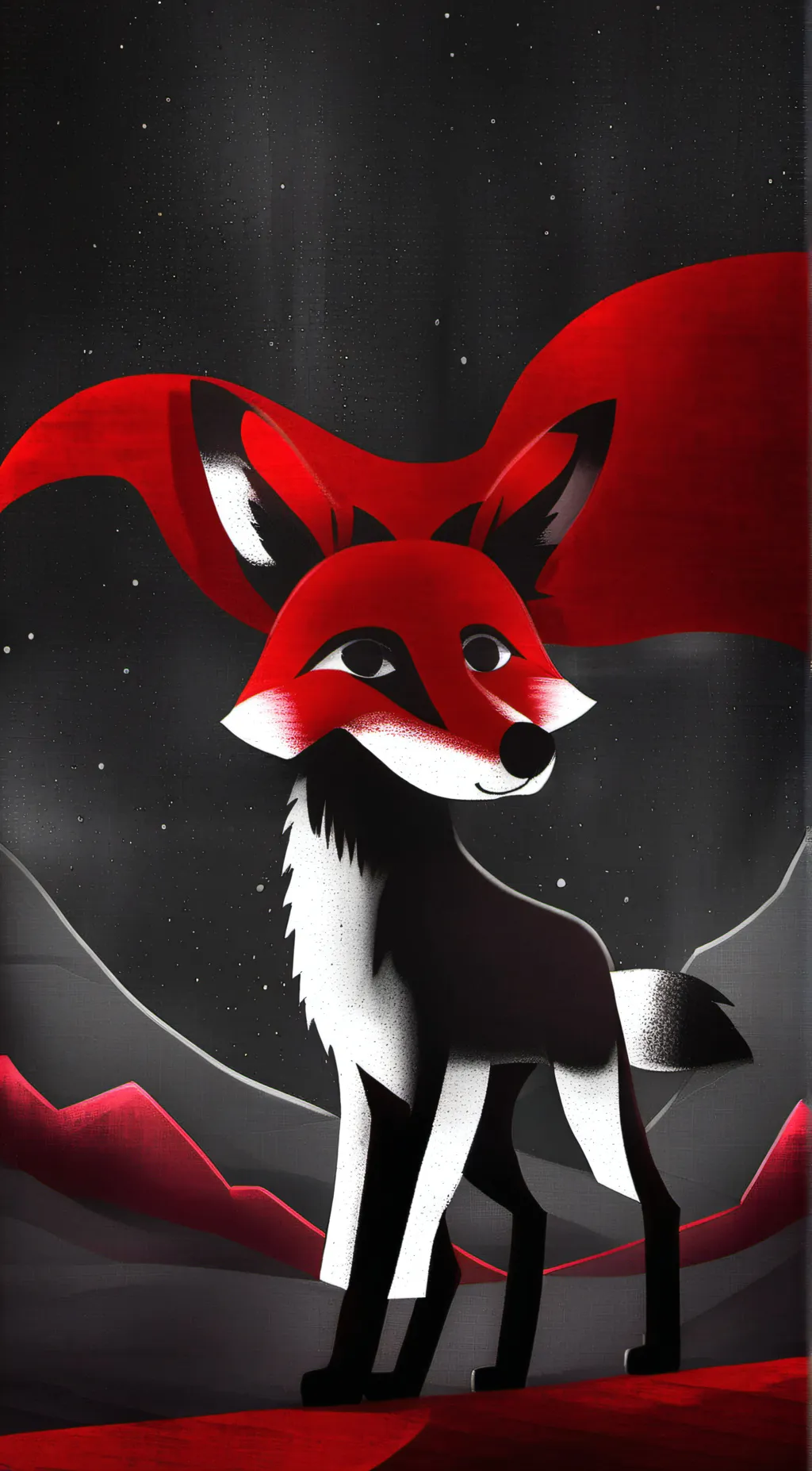 ai character: Foxy background