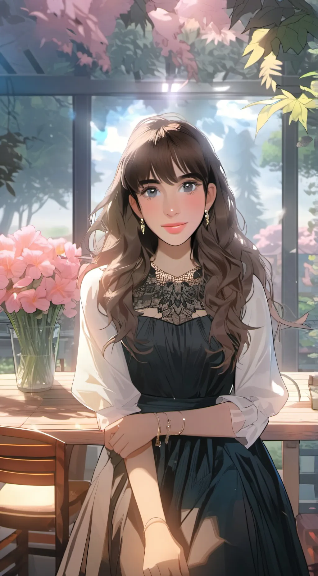 ai character: Gabriela  bee background