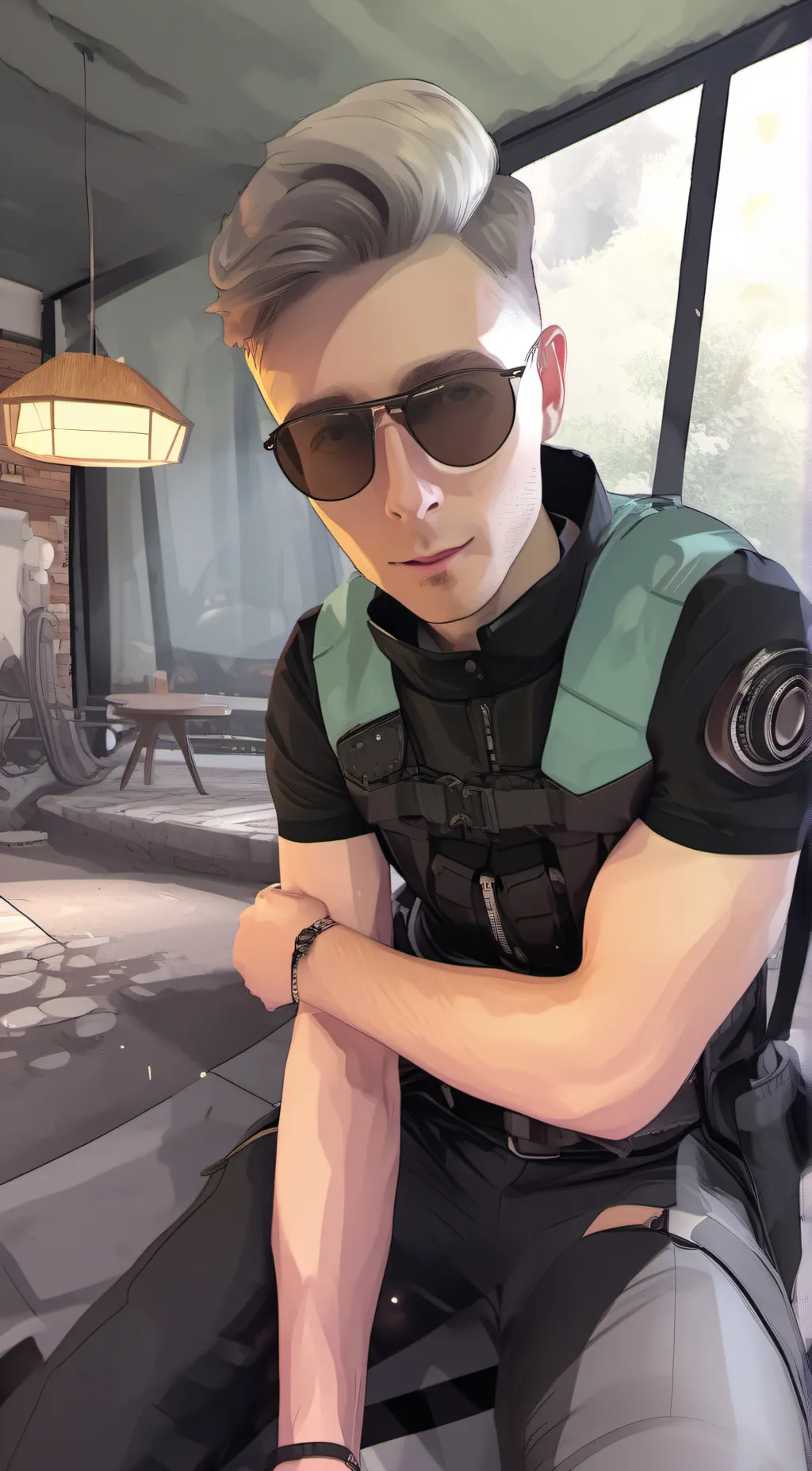 ai character: iCrimax background