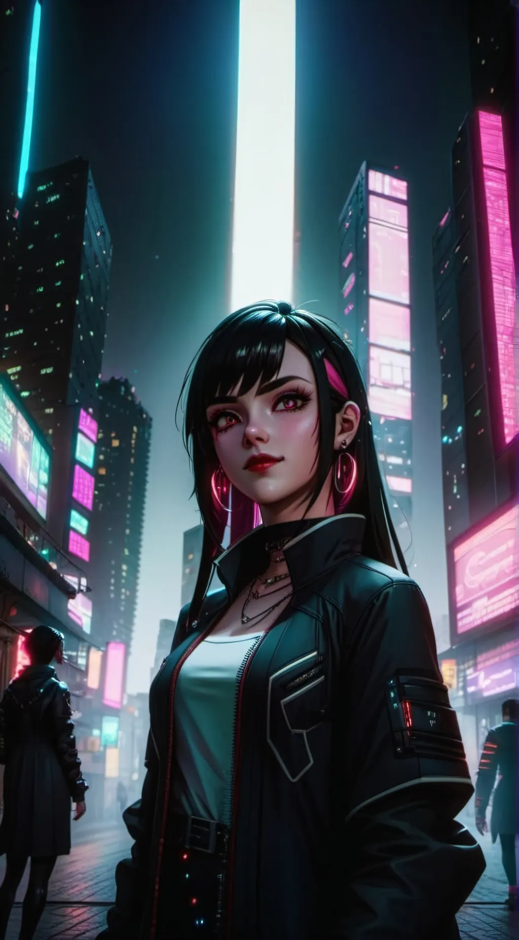 ai character: Aurora background