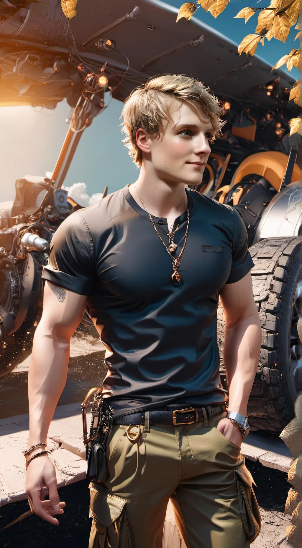 ai character: Peeta mellark  background