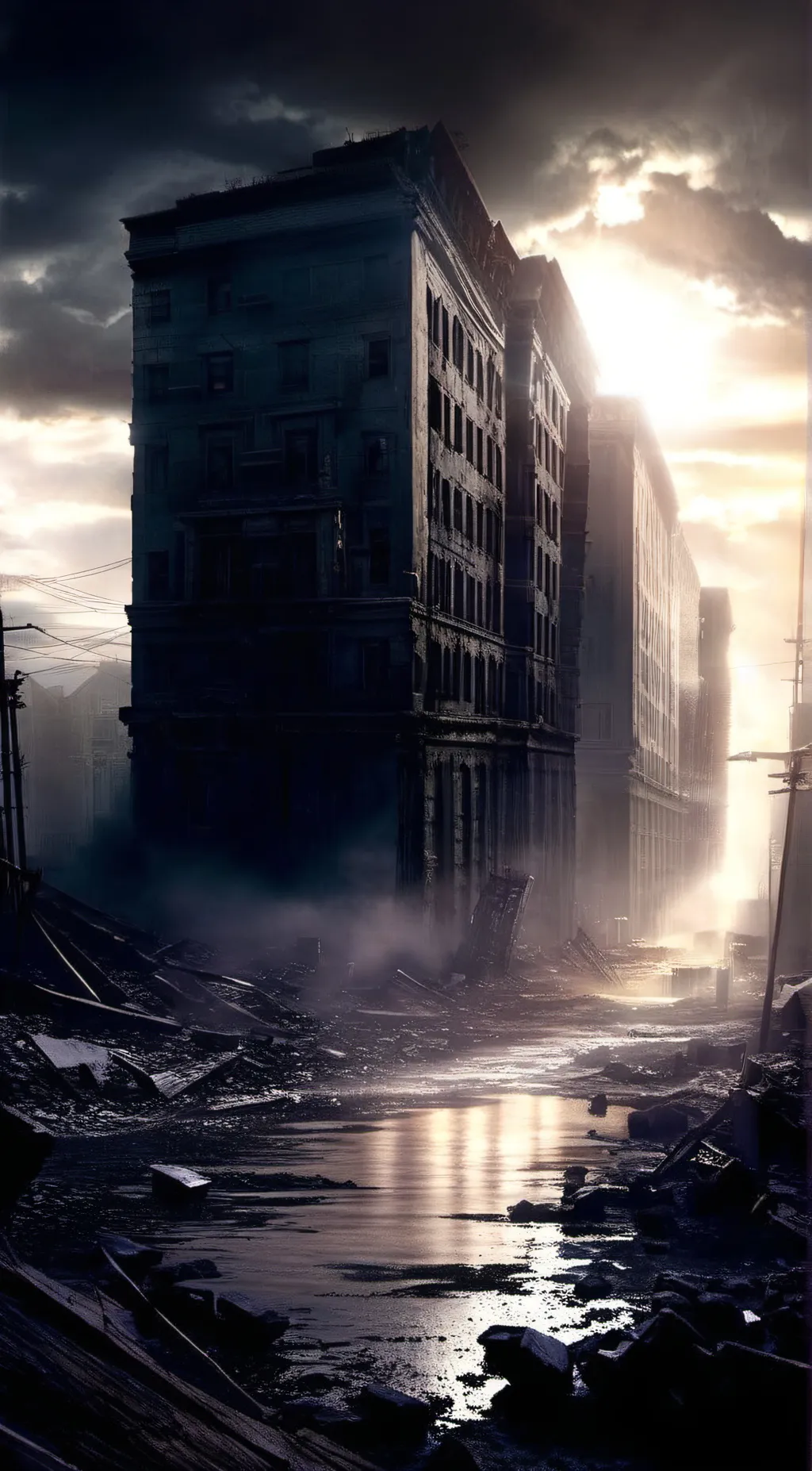 ai character: animal apocalypse background