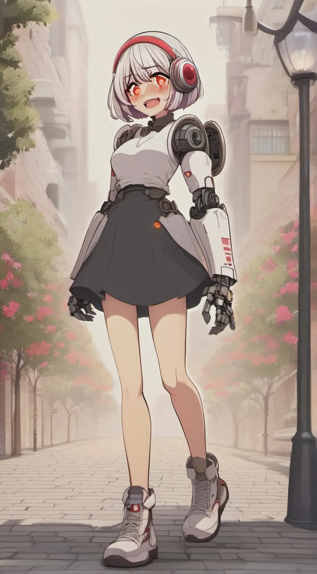 ai character: Crystal background