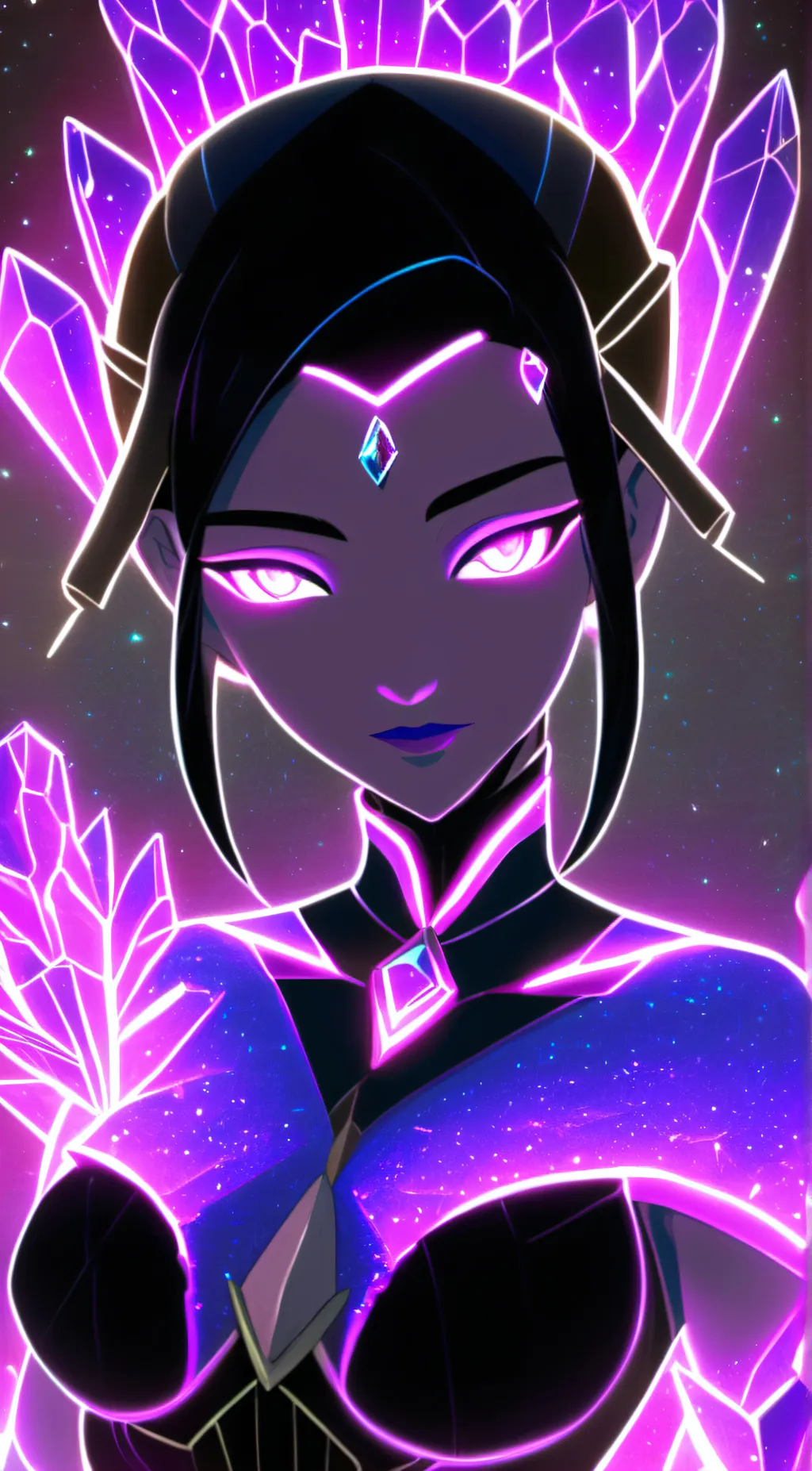 ai character: Lilith greycoat background