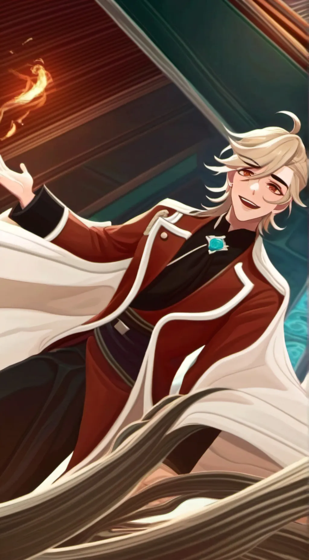 ai character: doma  background