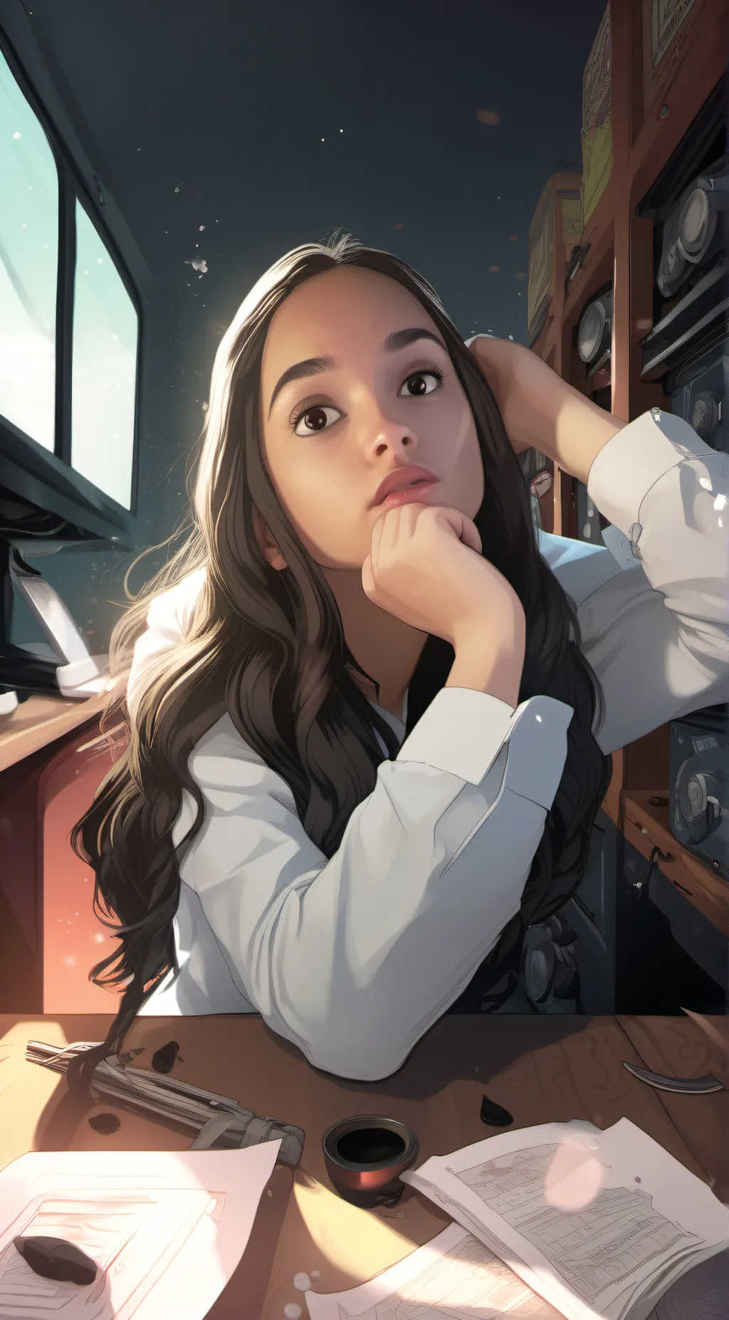 ai character: Nina background