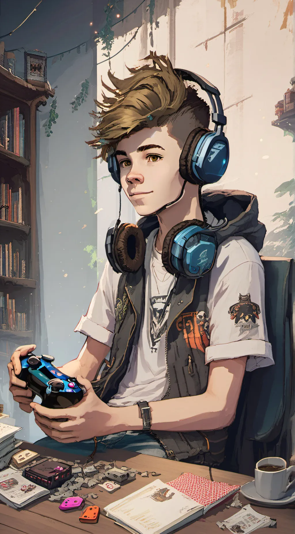 ai character: Lucas background