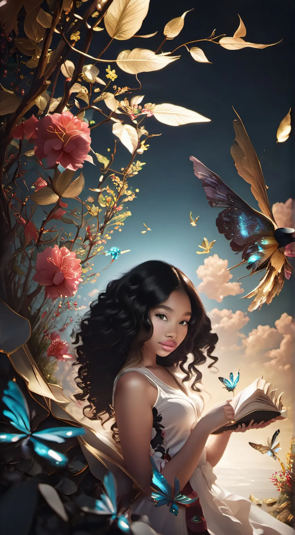 ai character: Nova🤍 background