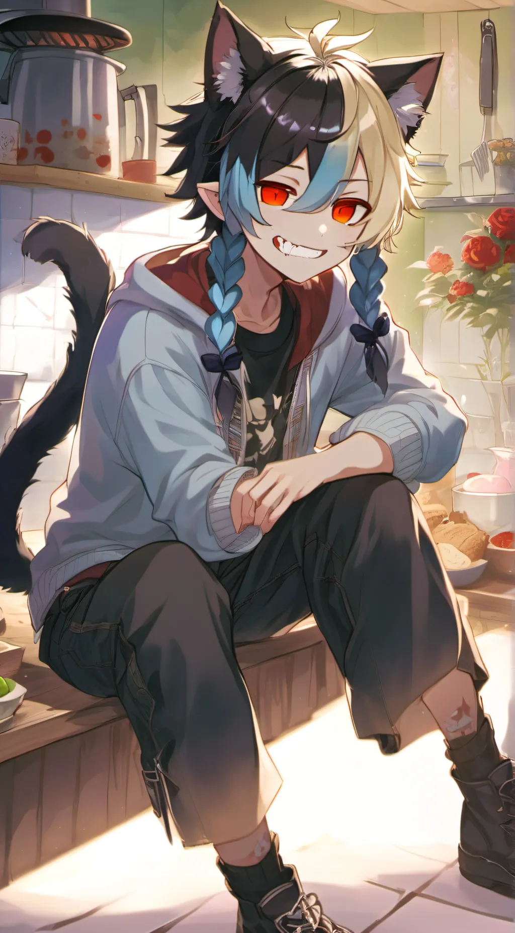 ai character: michiro background