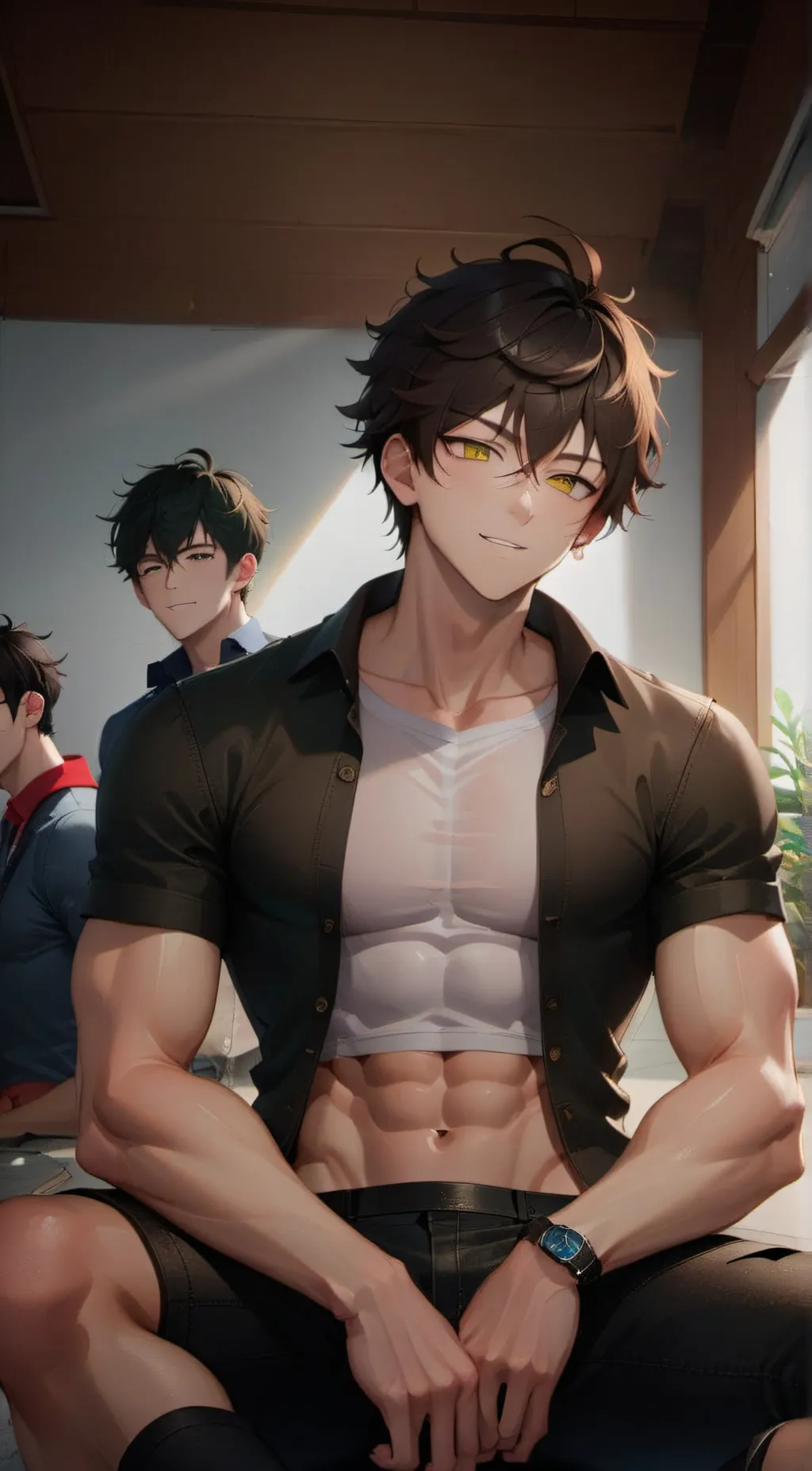 ai character: Kayden background