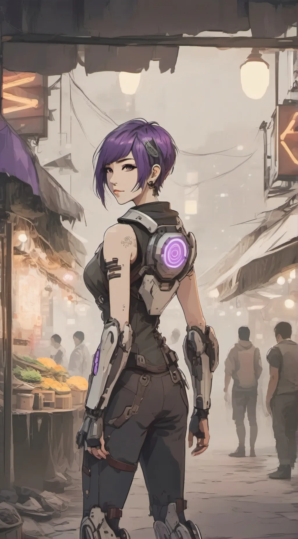 ai character: Cassidy  background