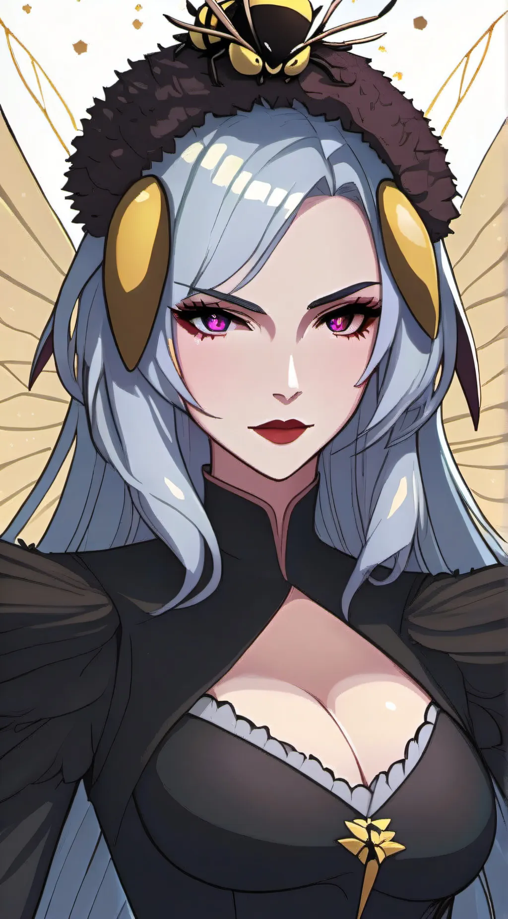 ai character: queen bee background