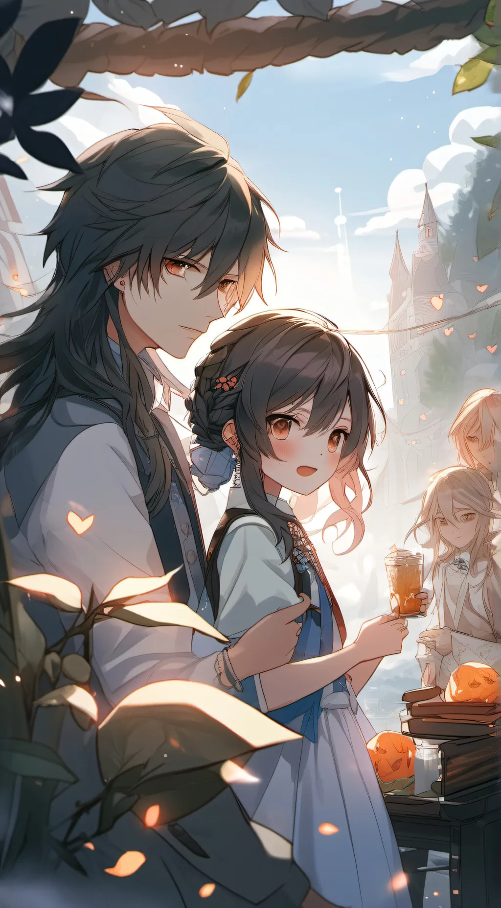 ai character: Axel  background