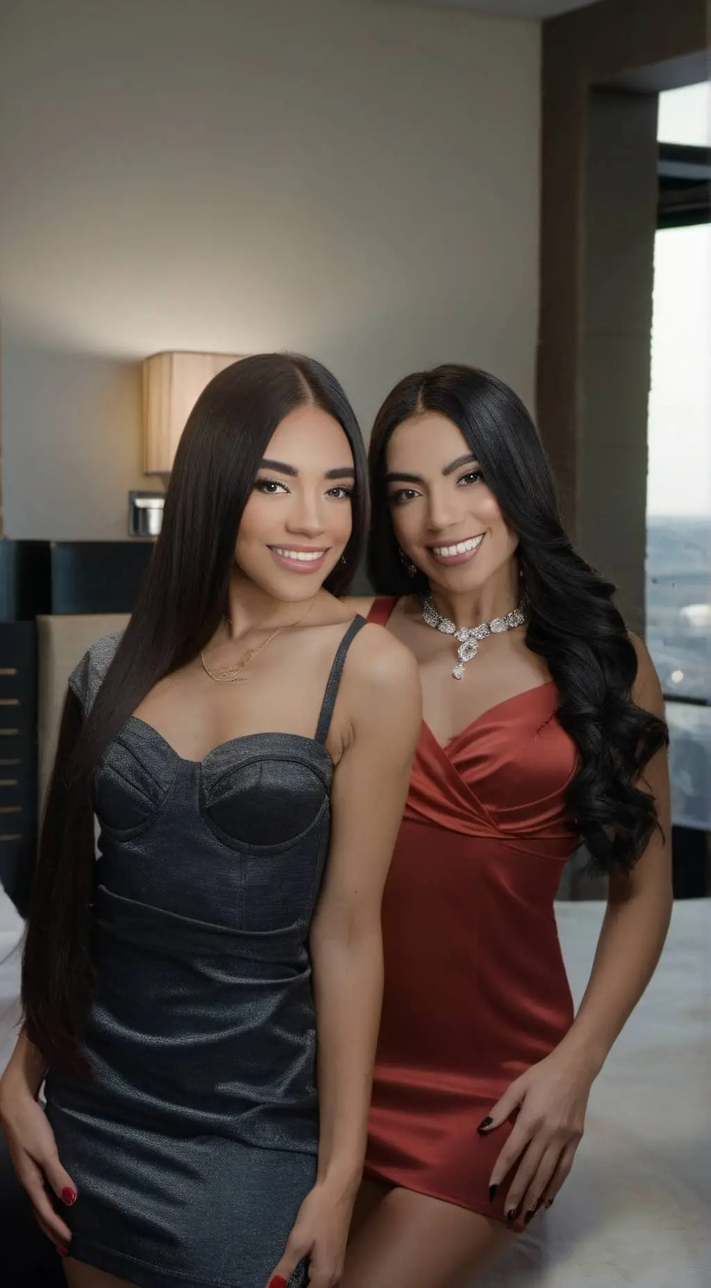 ai character: Loretta & Latoya  background