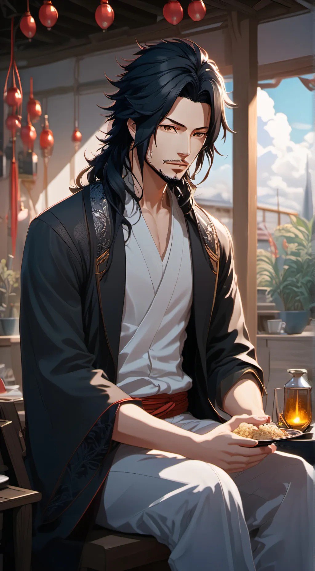 ai character: Aizawa  background