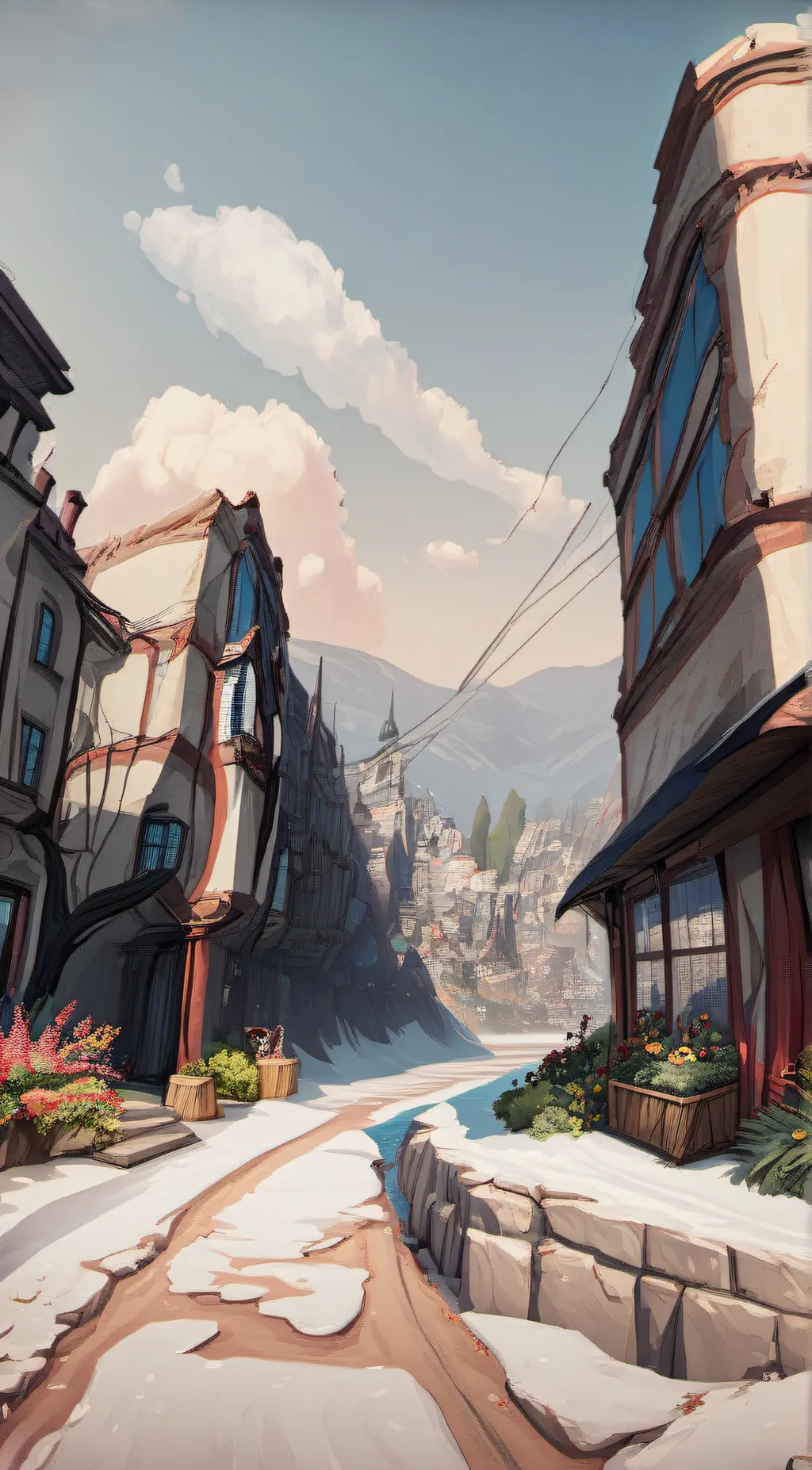 ai character: Your village  background