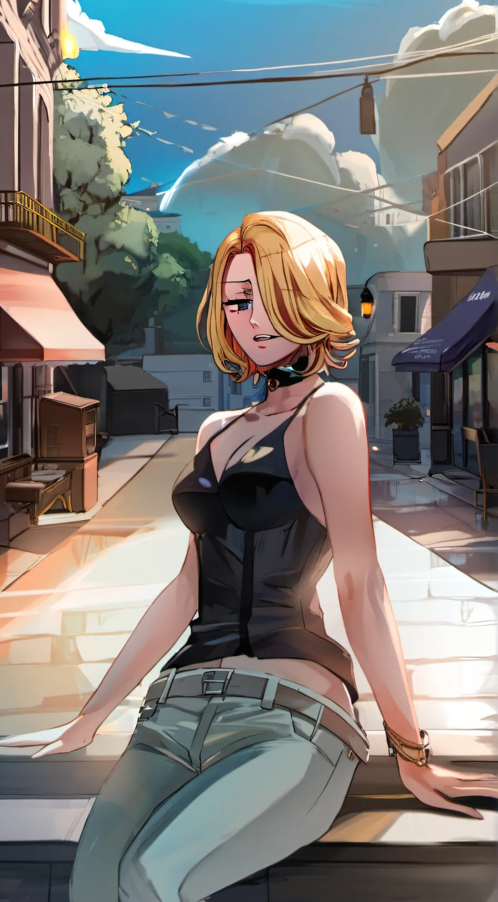 ai character: sanjia background