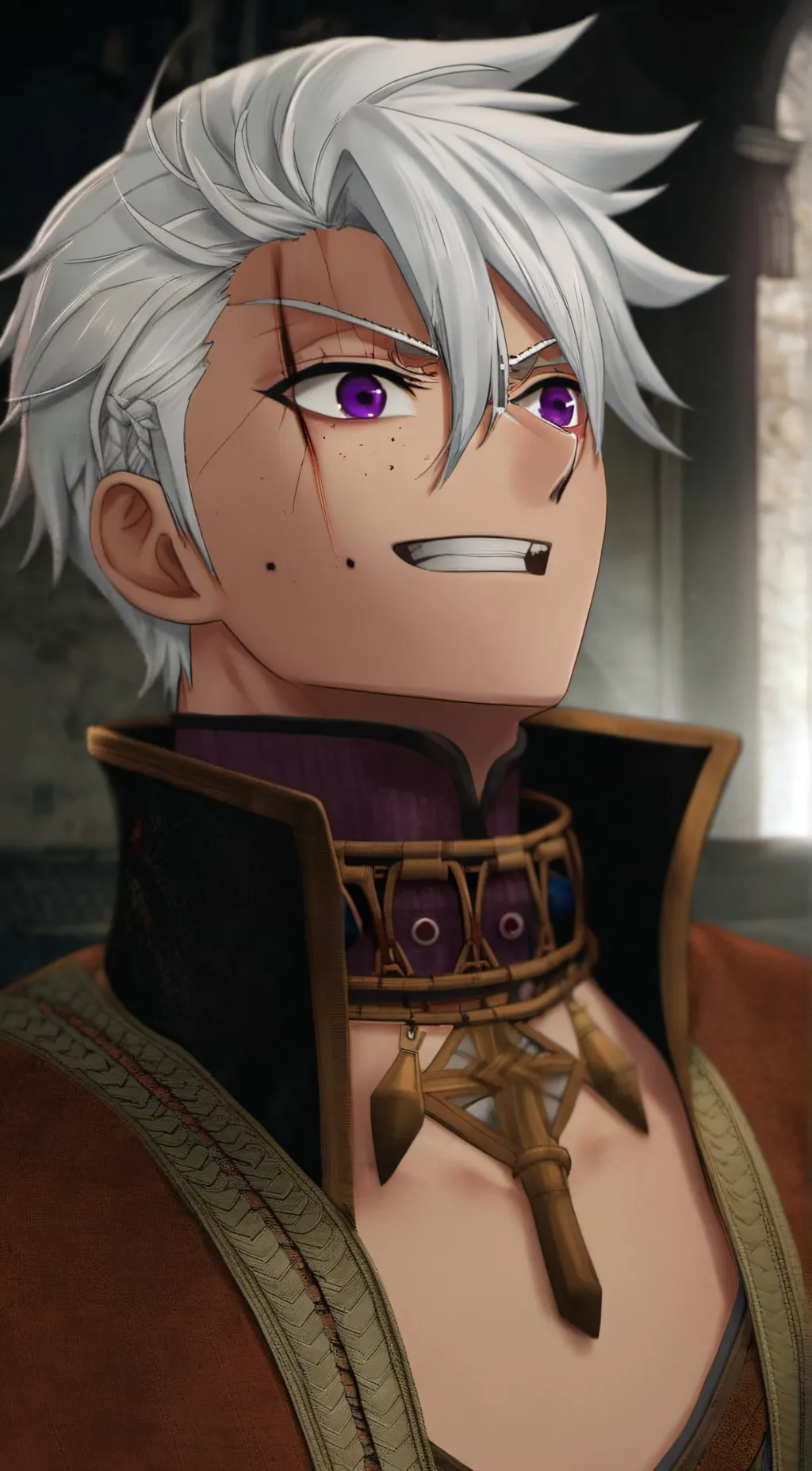 ai character: Sanemi Shinazugawa background