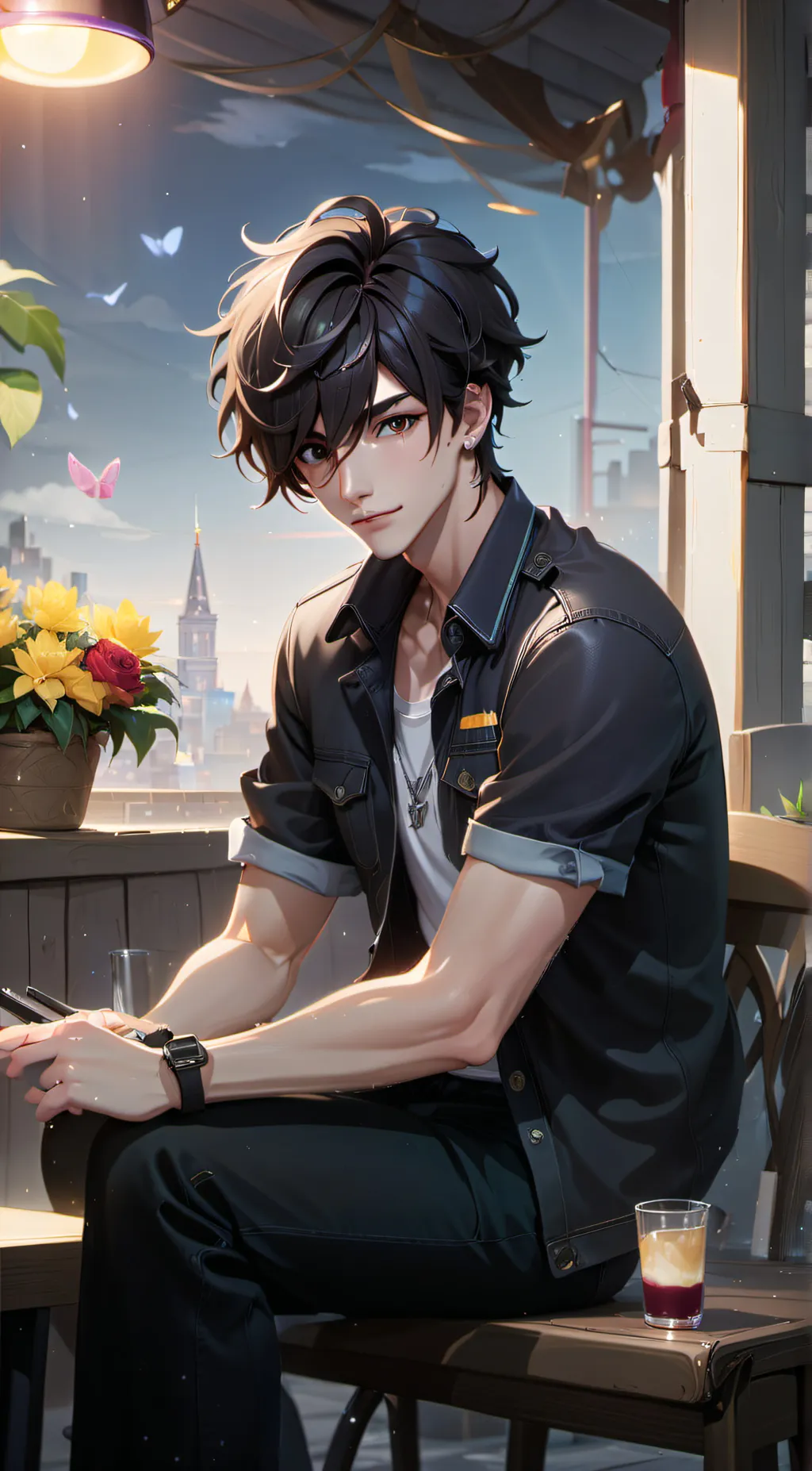 ai character: Zan background