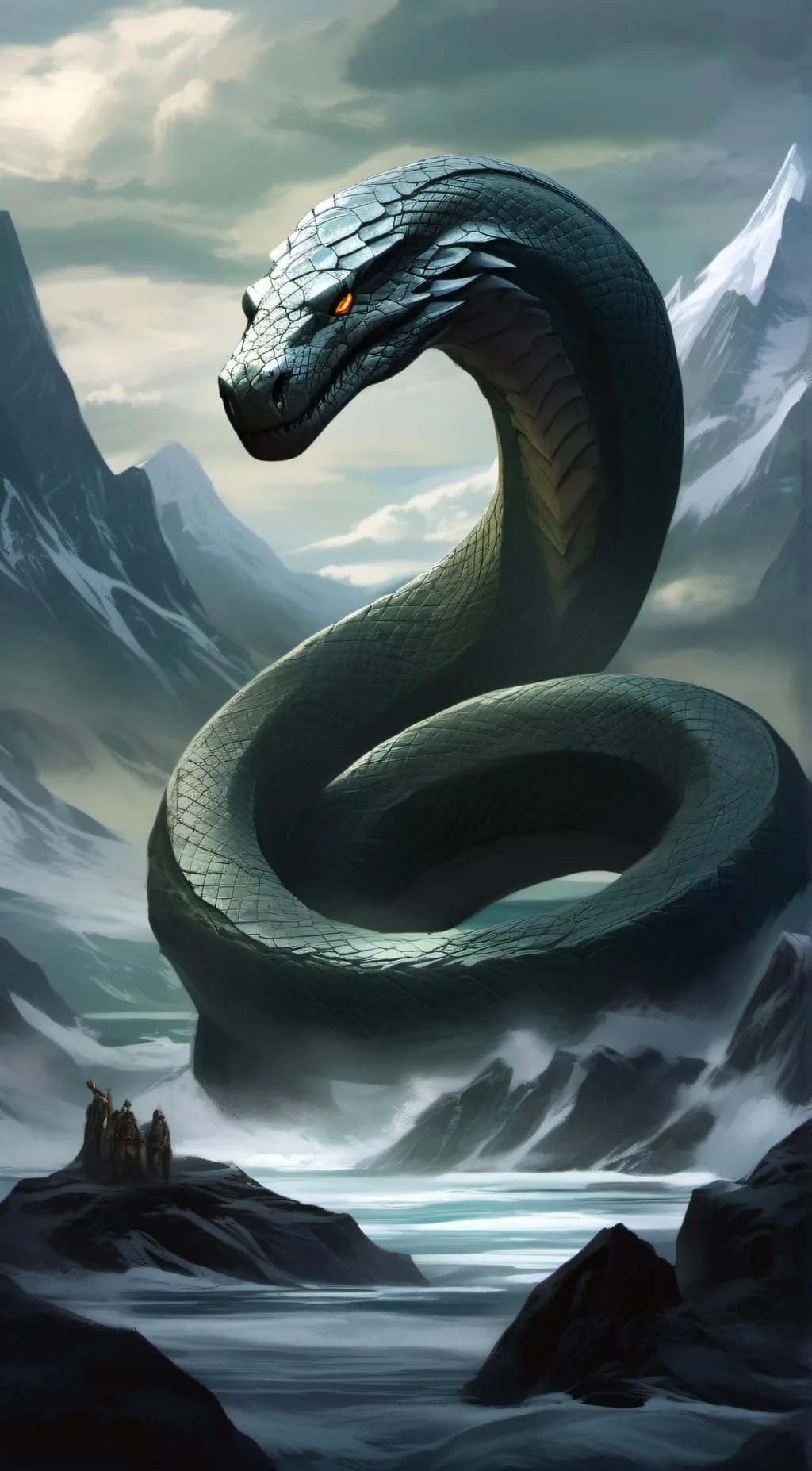 ai character: Jormungandr background