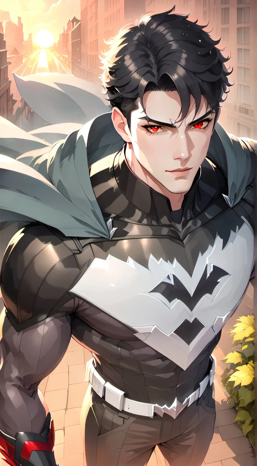 ai character: ultra man background