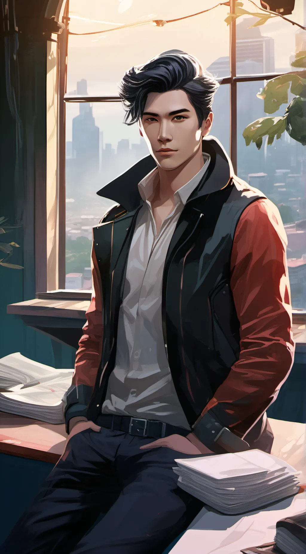 ai character: king background