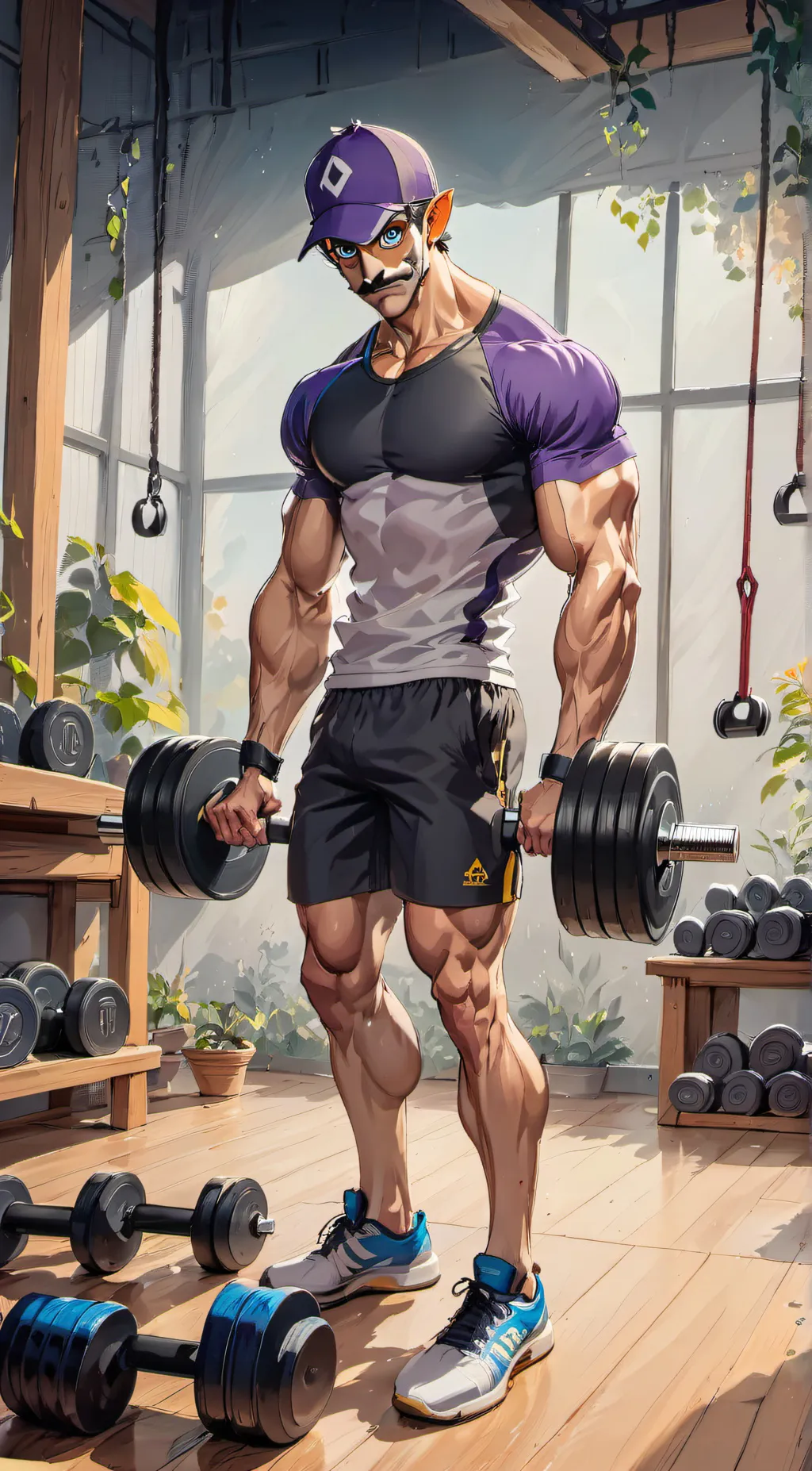 Talkie AI - Chat with buff waluigi 