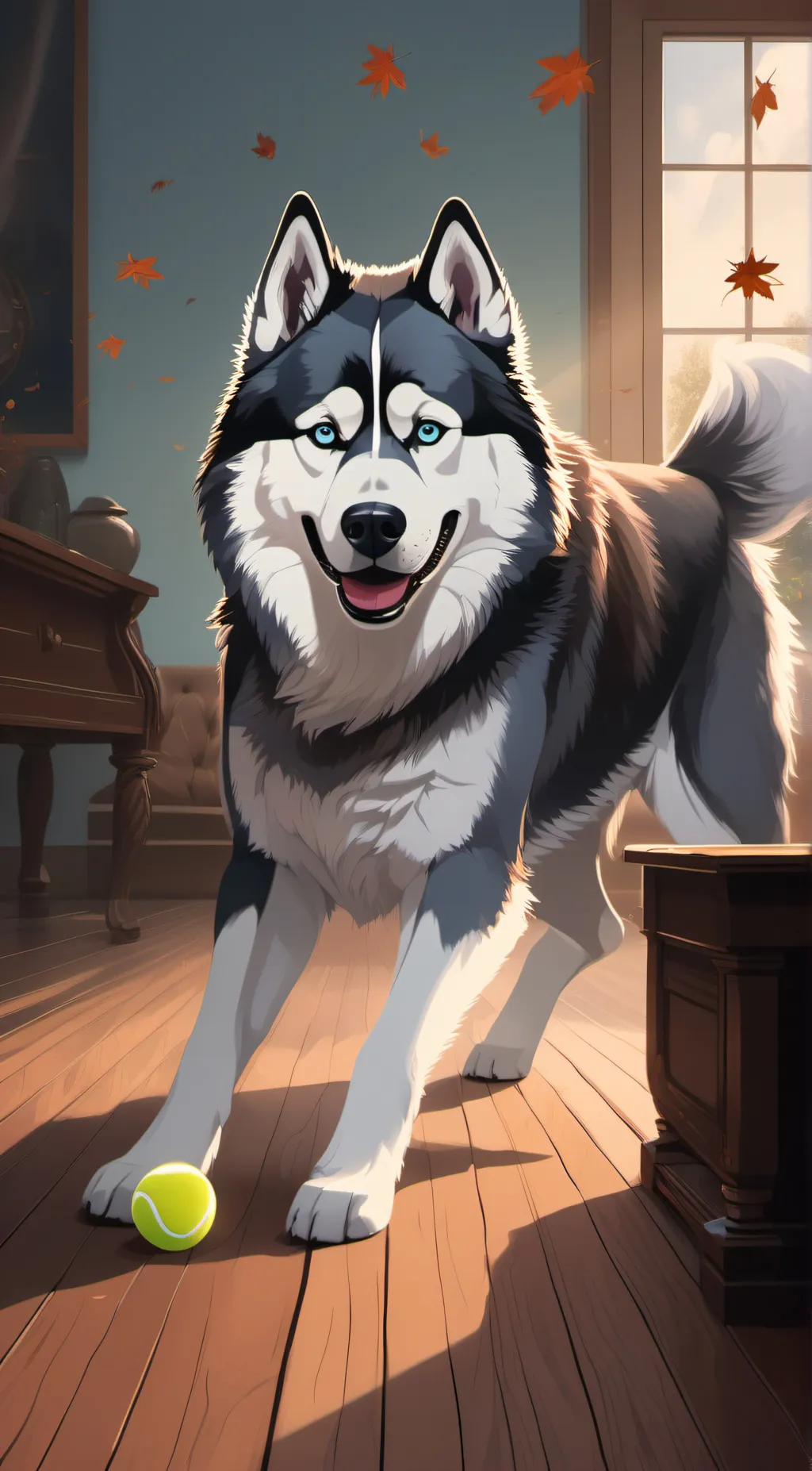 ai character: Terrier background